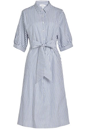 Penelope Striped Cotton Shirt Dress Gr. XL