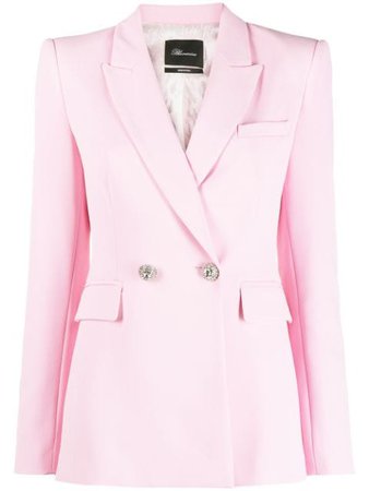 Blumarine double-breasted blazer pink 25031 - Farfetch