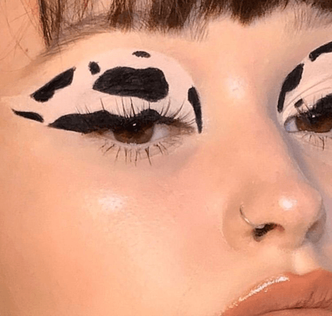 cow print makeup