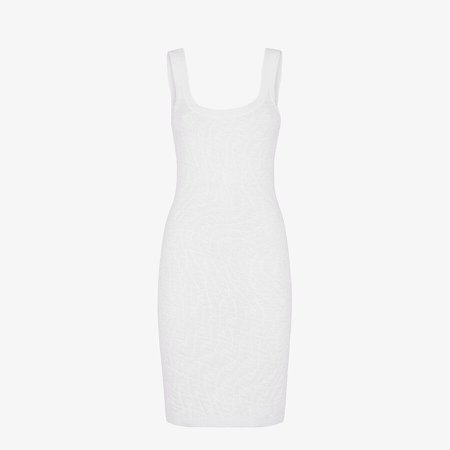 White cotton dress | Fendi