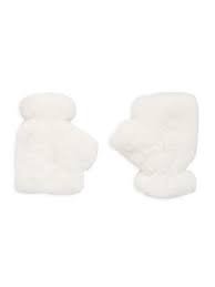 white faux fur fingerless gloves - Google Search