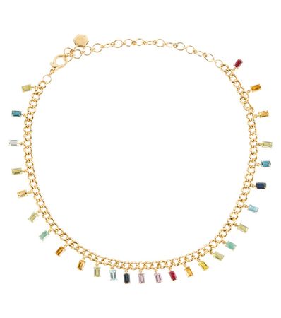 Shay Jewelry - Rainbow 18kt gold necklace with diamonds | Mytheresa