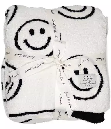 smiley face baby blanket