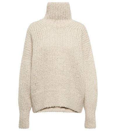 Totême - Turtleneck alpaca and wool sweater | Mytheresa