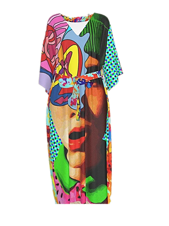 abstract pop art dress