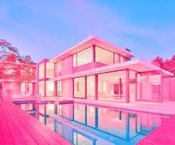 hot pink house - Google Search