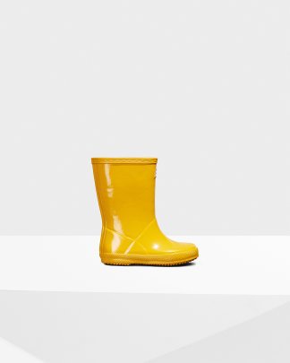 Little Kids Yellow First Rain Boots | Official Hunter Boots Store