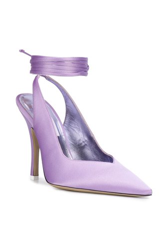THE ATTICO sling-back pointed pumps
