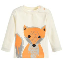 Blade & Rose - Pale Yellow Cotton Fox T-Shirt | Childrensalon