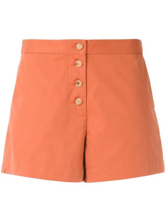 Eva Doris tailored shorts orange