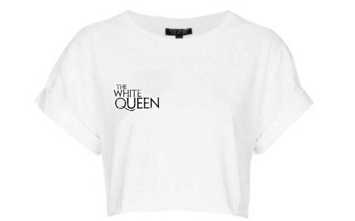 ALICE T-SHIRT WHITE QUEEN (POLLY)