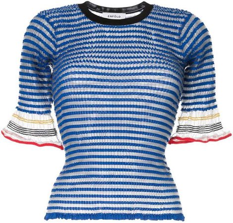 striped knit top