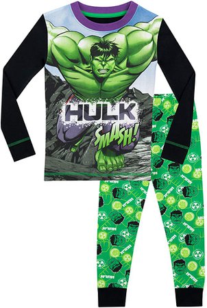 Amazon.com: Marvel Boys' The Incredible Hulk Pajamas Size 8: Clothing