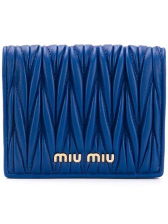 Miu Miu small matelassé wallet £290 - Buy Online - Mobile Friendly, Fast Delivery