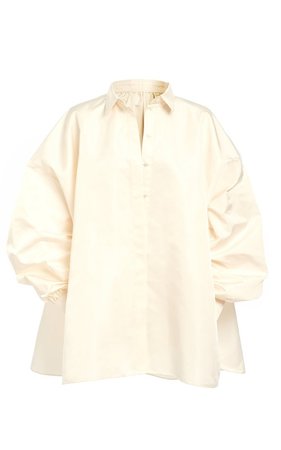 Silk Oversized Mini Shirt Dress by Khyeli | Moda Operandi