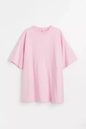 baggy Tee Light pink H&M sassy kawaii sport