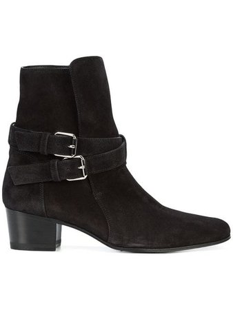 Amiri Buckle ankle boots
