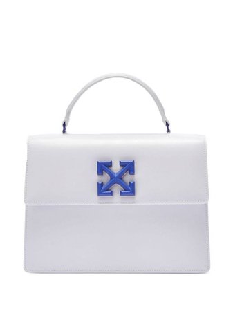 Off-White Jitney 2.8 Leather Tote Bag - Farfetch