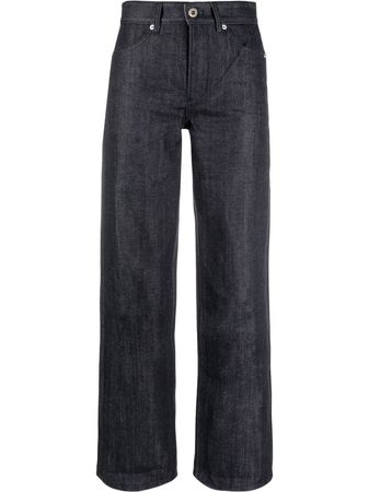 Jil Sander logo-patch straight-leg Trousers - Farfetch