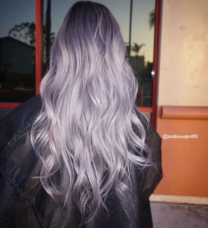 Lavender Grey Hair