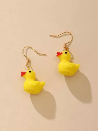 Black Friday 2020 | Duck Charm Drop Earrings | SHEIN USA