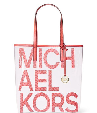 MICHAEL Michael Kors The Michael Clear Large North South Tote Bag | Dillard's