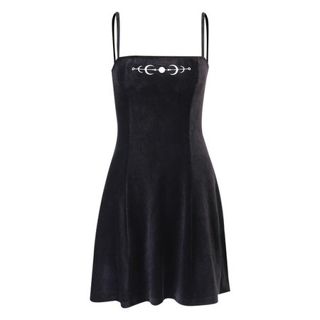 🔥 Gothic Aesthetic Velvet Dress - $29.99 - Shoptery