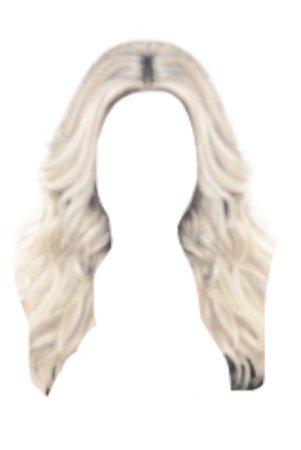 Ice Blonde Hair PNG