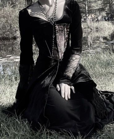 romantic goth dress