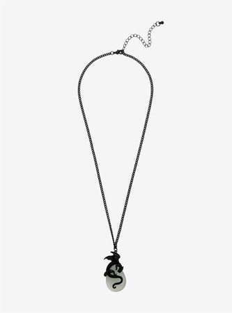 Black Dragon Stone Necklace