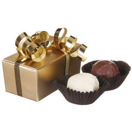 2 Belgian Chocolate Truffles in a Box | Temptation Gifts