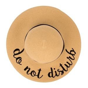C.C Accessories | Sale Do Not Disturb Floppy Sun Hat | Poshmark