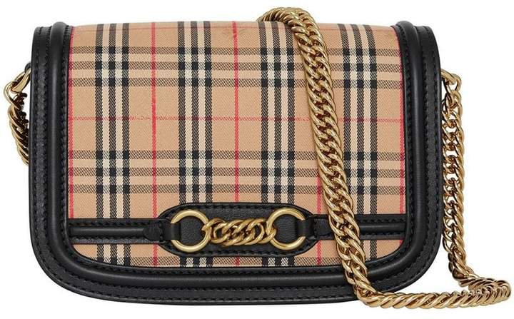 The 1983 Check Link Bag with Patent Trim