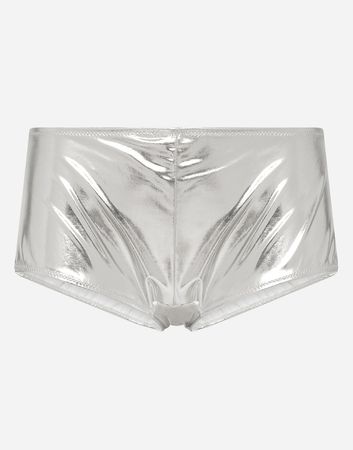 dolce gabbana silver shorts