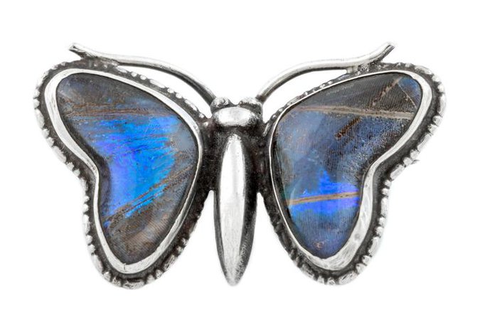 Art Deco Butterfly Wing Brooch – Lillicoco