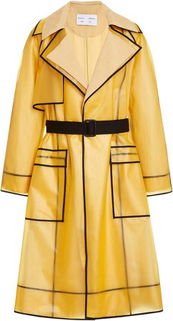 Belted PVC Trench Coat