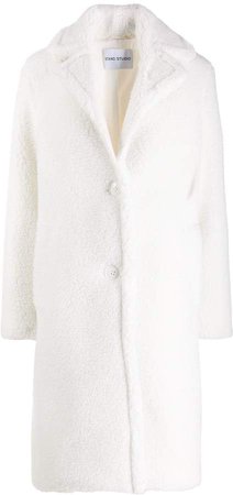 STAND STUDIO textured single breasted coat