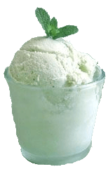 mint ice cream food green