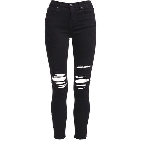 black ripped jeans - Google Search
