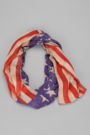 Lightweight Stars N Stripes Scarf from Urban Outfitters - Google Search