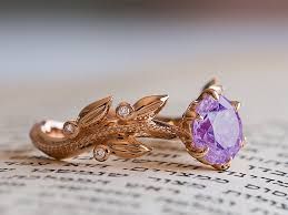 unique purple wedding ring - Google Search