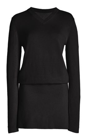 Celina Silk-Cashmere Sweater Dress By Brandon Maxwell | Moda Operandi