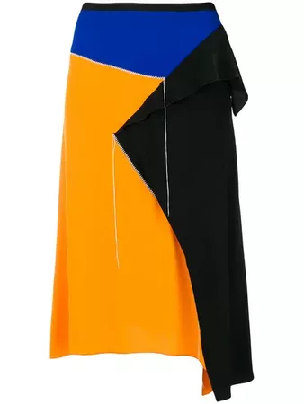 Marni asymmetric midi skirt $550 - Shop AW18 Online - Fast Delivery, Price