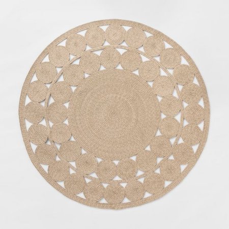 6' Ornate Woven Round Outdoor Rug - Opalhouse™ : Target