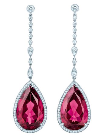 earring diamond pink