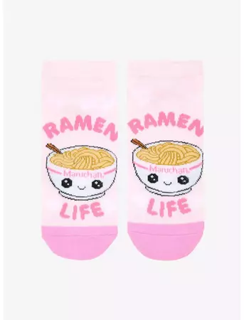 Maruchan Ramen Life Kawaii No-Show Socks | Hot Topic