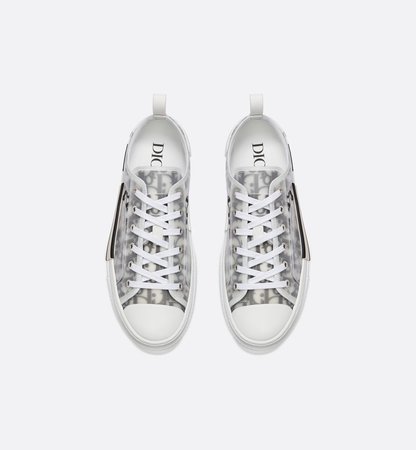 B23 Sneaker White Dior Oblique Technical Fabric - Shoes - Man | DIOR