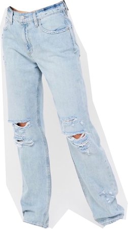 low rise baggy ripped jeans, urban outfitters