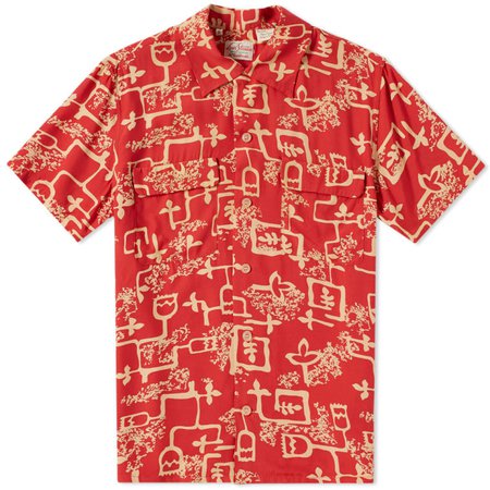 Levi's Vintage Clothing 1940s Hawaiian Shirt (Lark Baked Apple) | END.