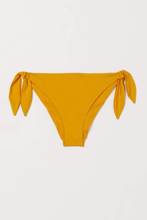 Tie Bikini Bottoms - Yellow